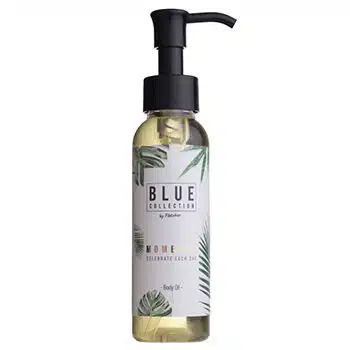 blue collection body oil