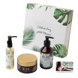 blue-giftbox-wellness blue collection showergel