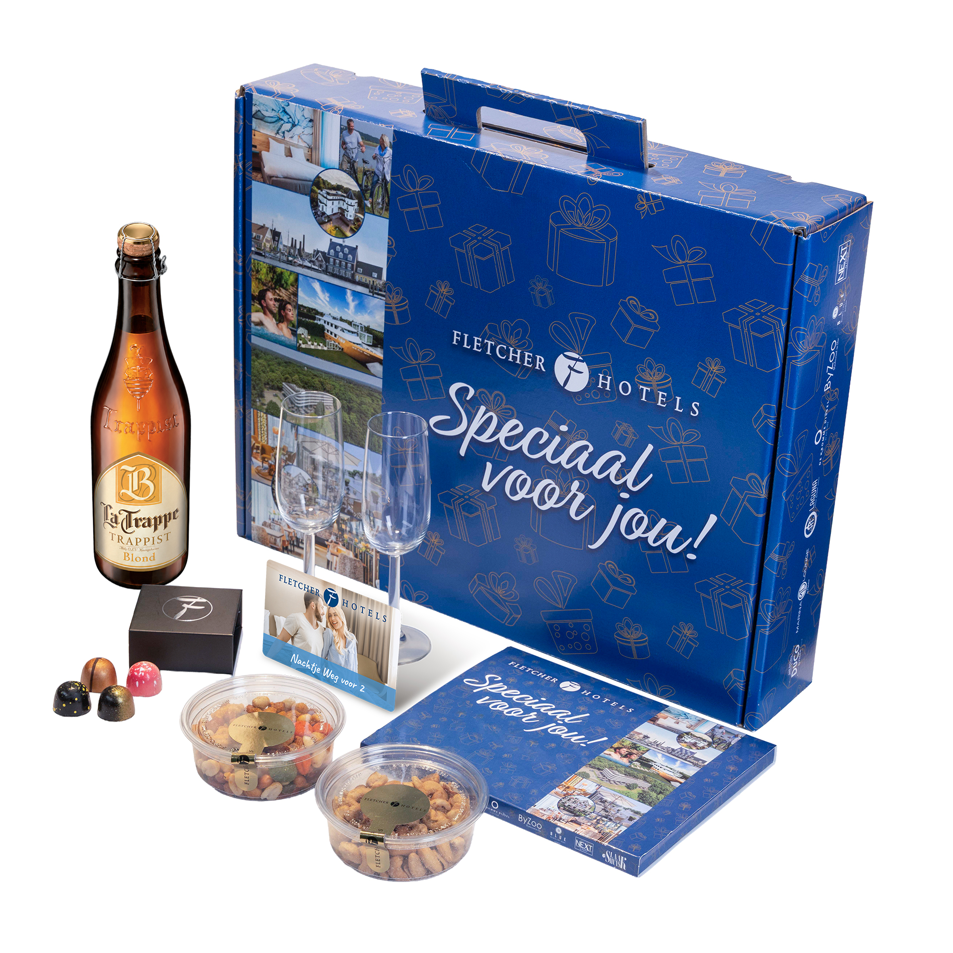 Fletcher's Cadeaubox incl. Nachtje Weg en La Trappe